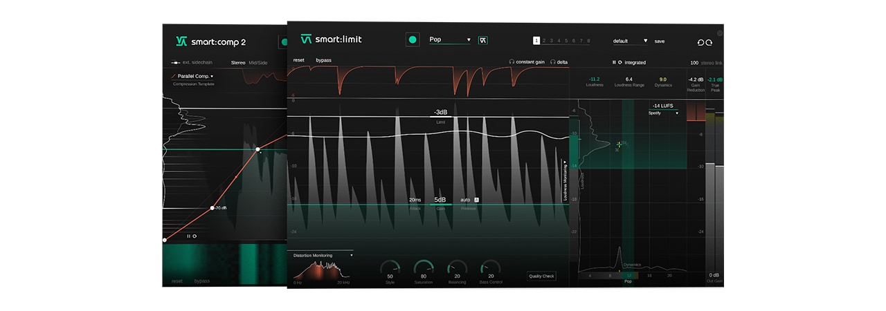 Sonible Dynamics Bundle (Smart:Comp and Smart:Limit)